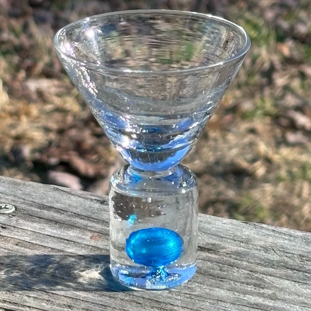 Fun and Unique Handblown Shot Glass! - Picture 1 of 10